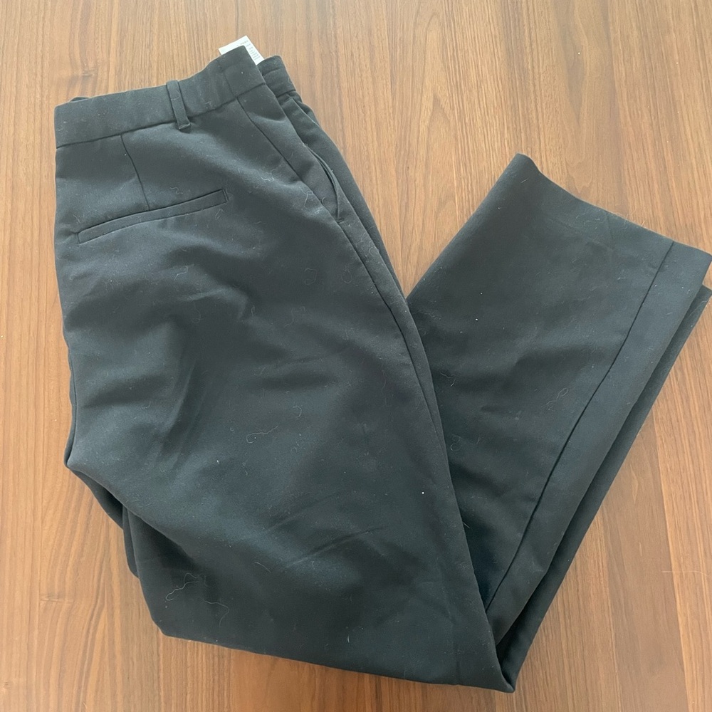 Abercombie & Fitch Straight Line Curve Love Black Pants